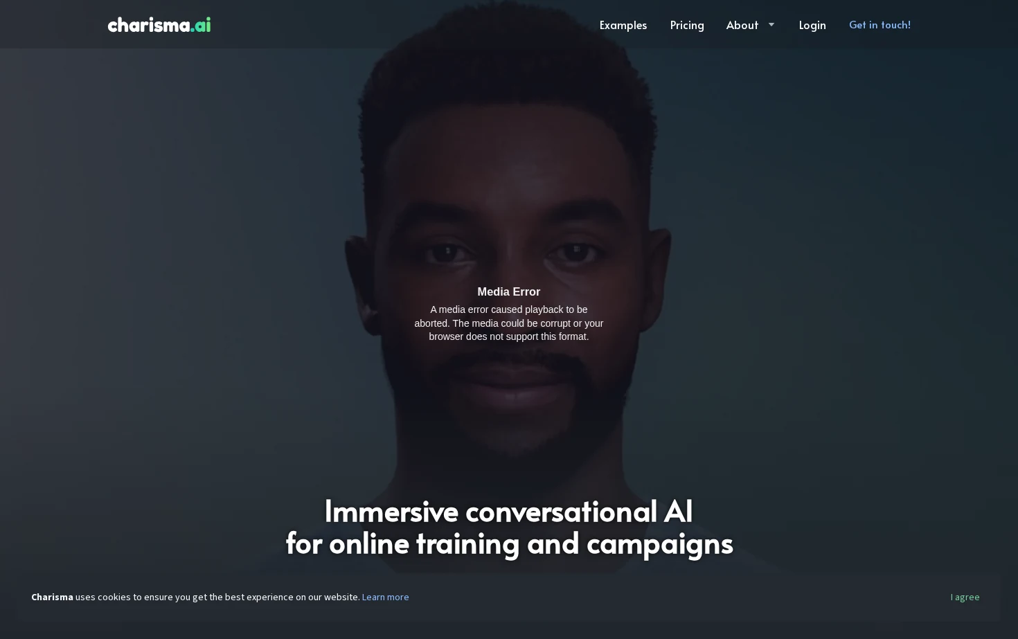 Charisma.ai 页面快照